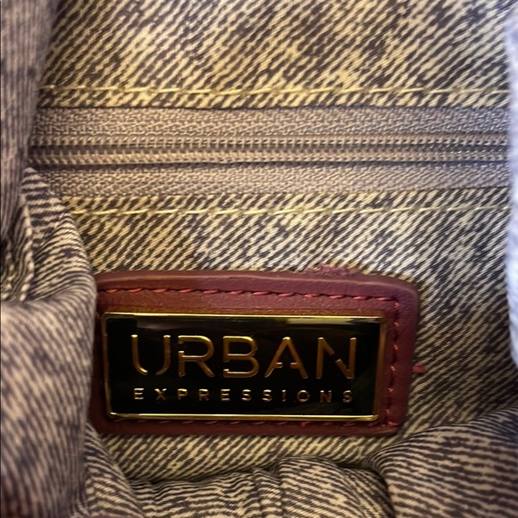 Urban Expressions Purple Crossbody Bag with Floral Perforations - Picture 2 of 8